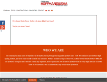 Tablet Screenshot of hoffmanowska.pl